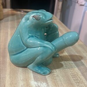 Vintage Naughty Frog Figurine